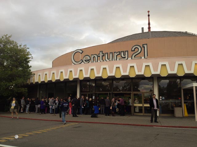 The Line Wrapped Around the Theater 